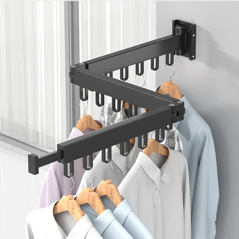 Retractable Cloth Drying Rack Folding Clothes Hanger IN USA.