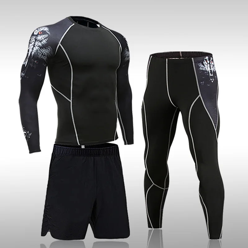 Male Quick Drying Sportswear Compression Clothing Fitness in USA