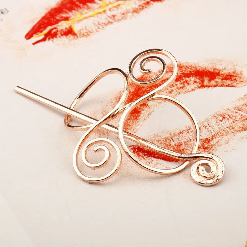 Metal Hair Stick Slide Hair Clips Women Hair Accessories Holder Jewelry in USA