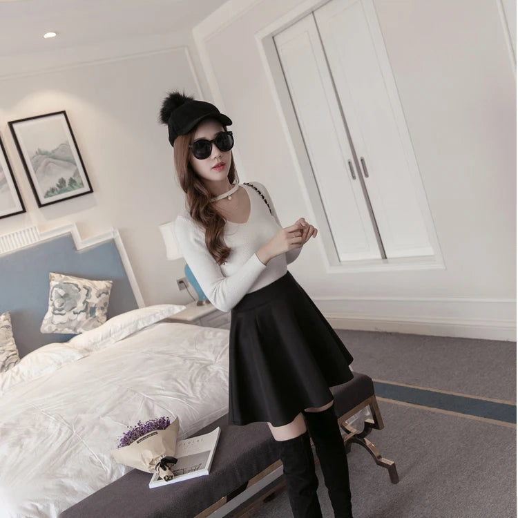 Korean Style Women'S Skirt Harajuku Punk Female Ladies in USA