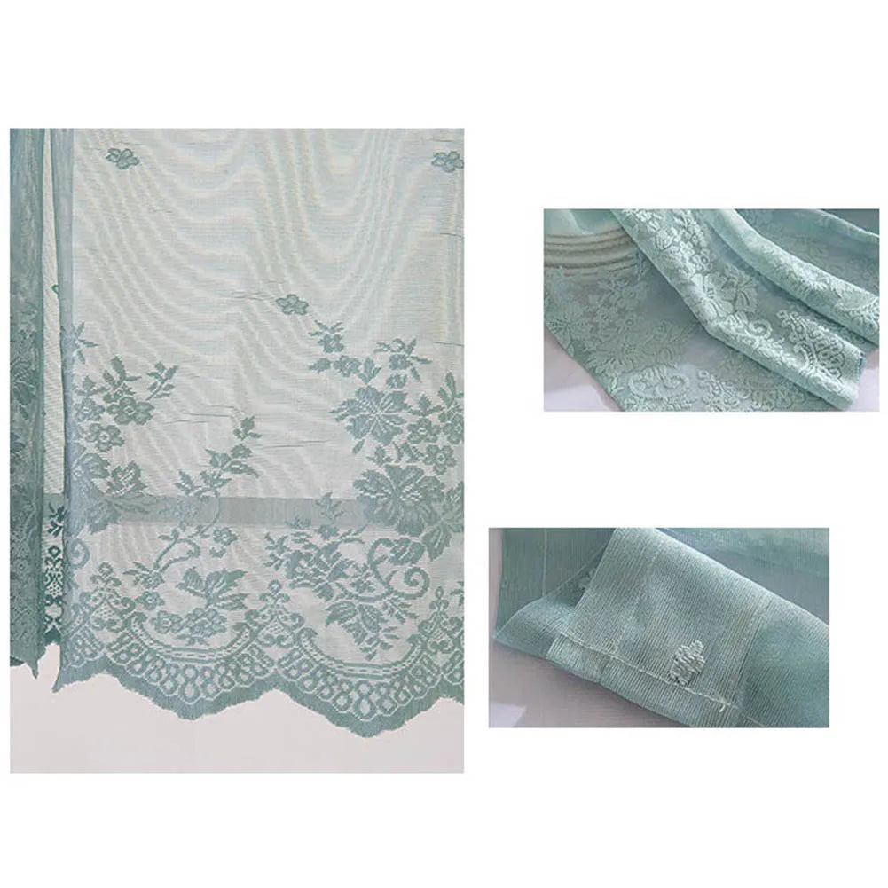 Modern Lace Jacquard Window Curtain Valance Lace in USA