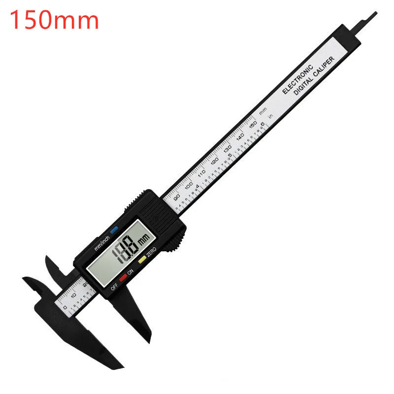 150mm 100mm Electronic Digital Caliper Carbon Fiber Dial Vernier Calip