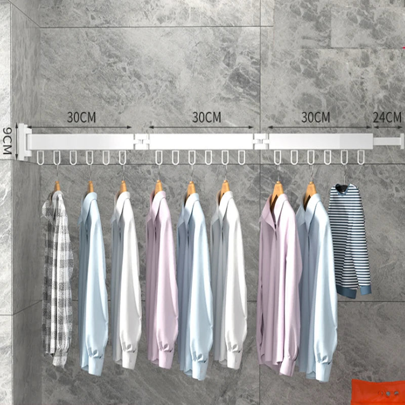 Retractable Cloth Drying Rack Folding Clothes Hanger IN USA.