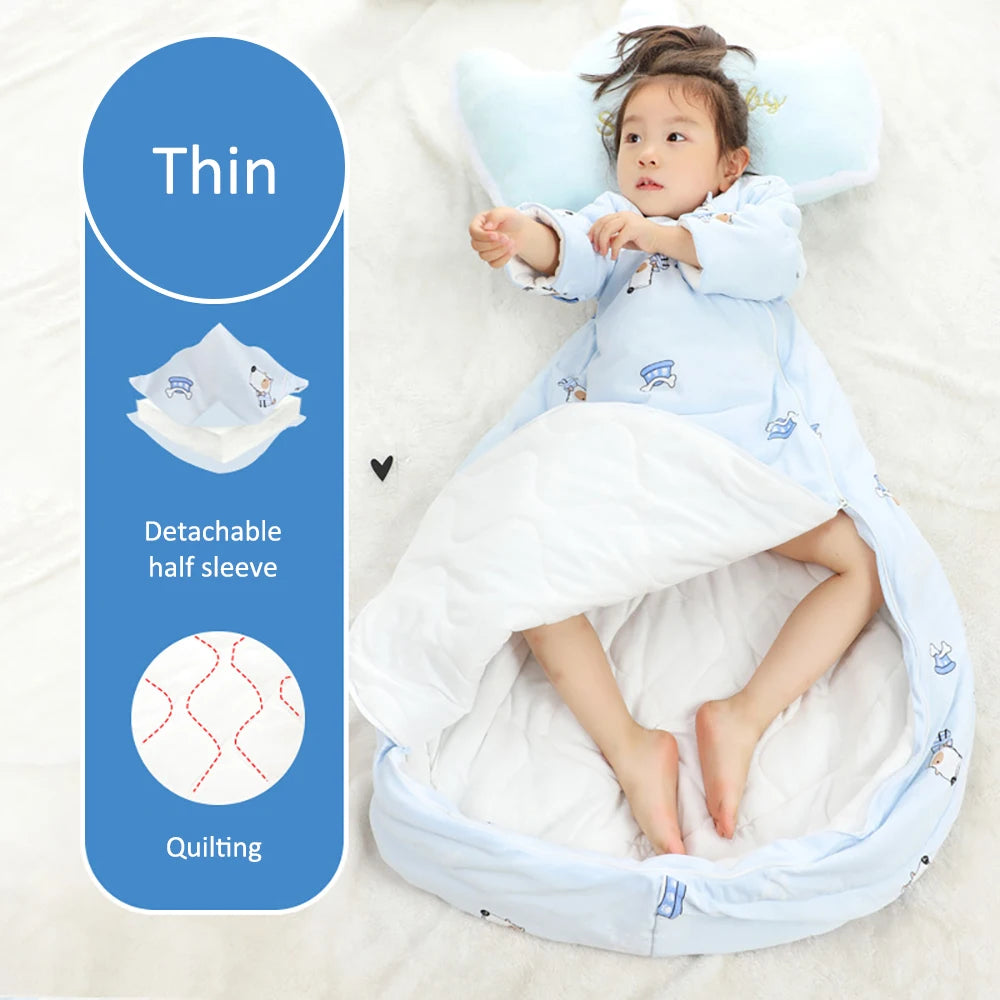 Baby Sleeping Bag Winter Thick Detachable Sleeves in USA