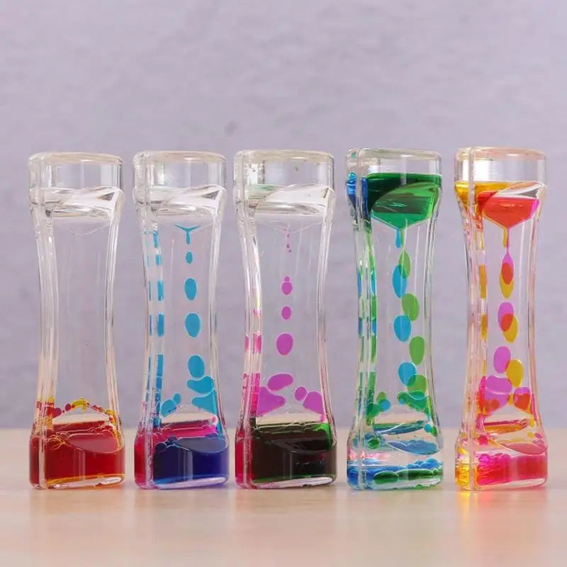 Autistic Sensory Toys Liquid Motion Bubbler Timer Colorful in USA