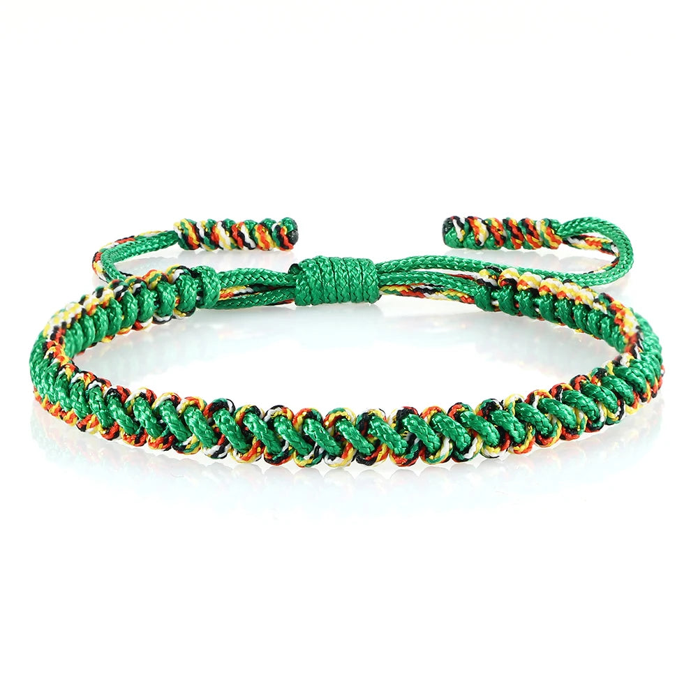 Handmade Braided Bracelets Tibetan Buddhist Lucky in USA.