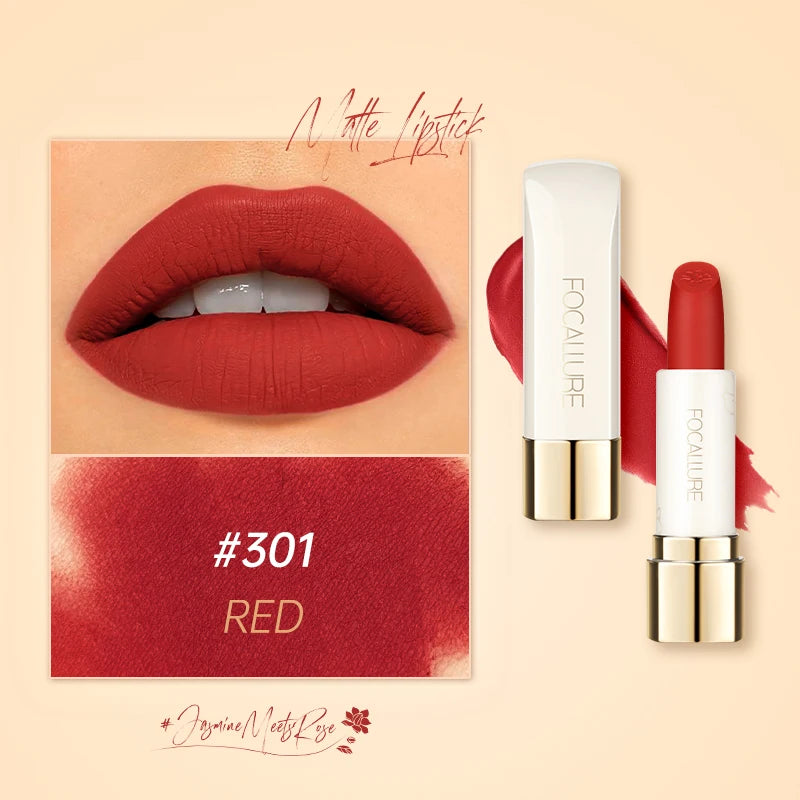 FOCALLURE Natural Matte Lipstick Waterproof Long-lasting in USA