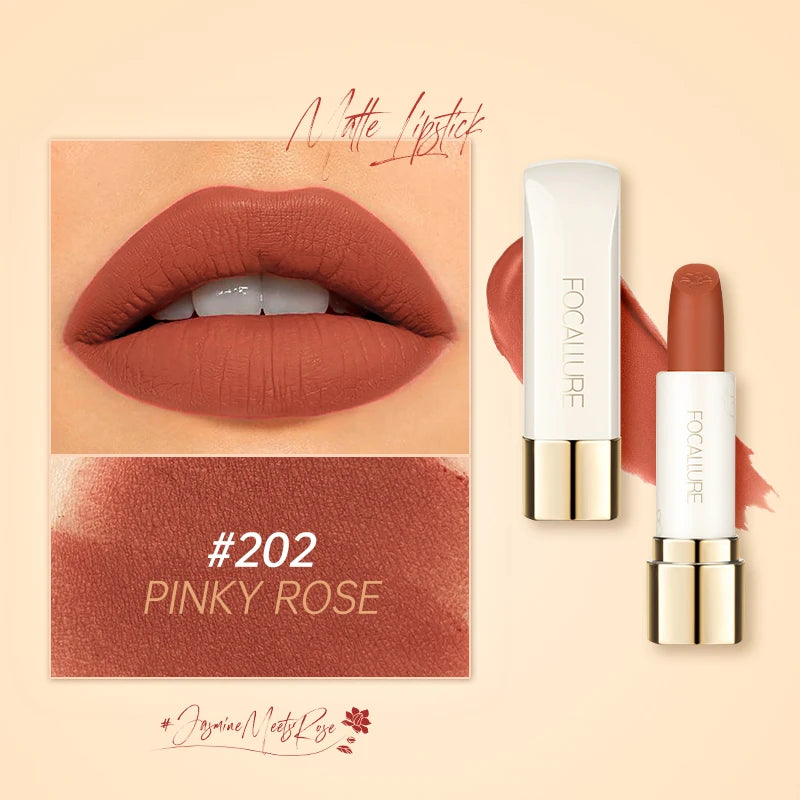 FOCALLURE Natural Matte Lipstick Waterproof Long-lasting in USA