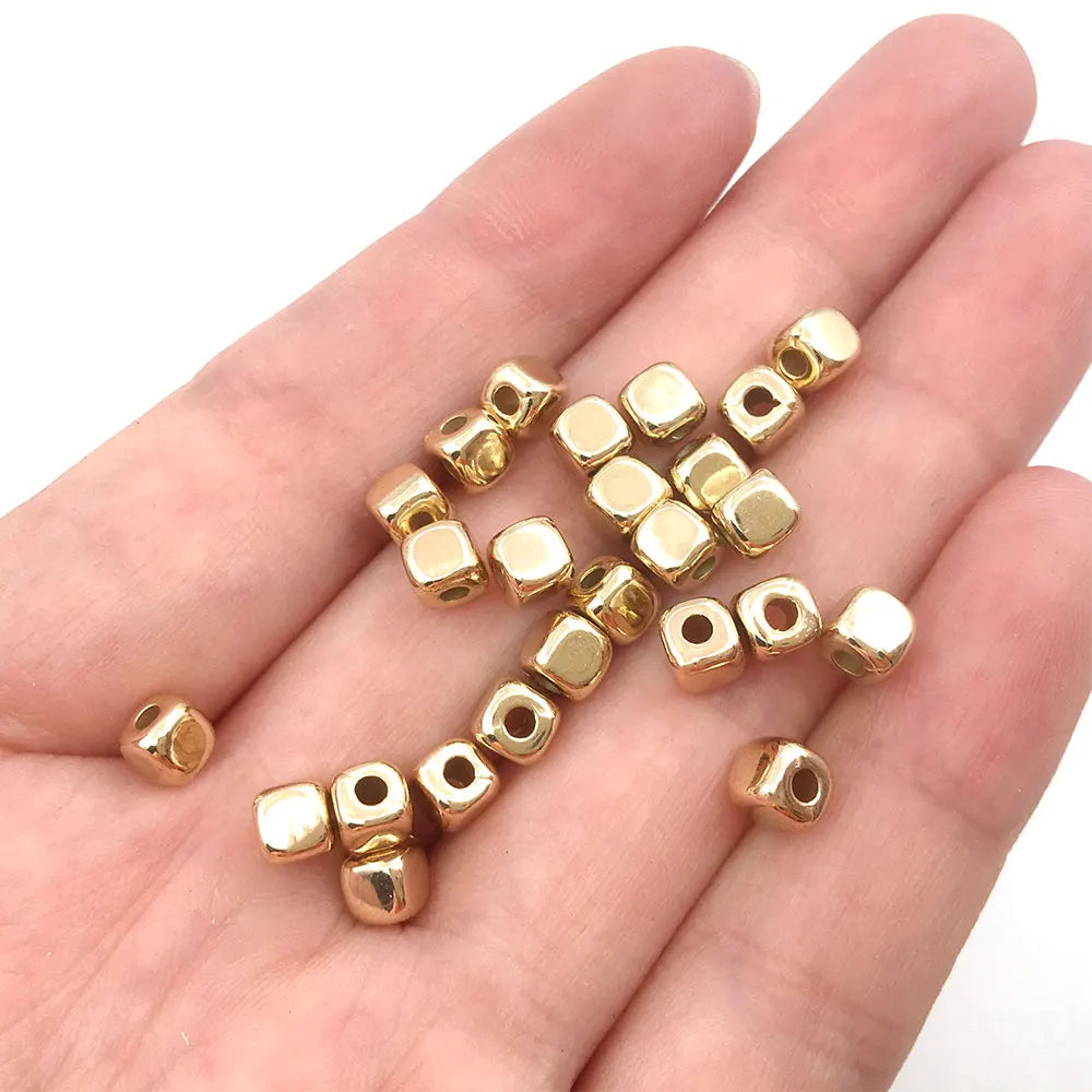 Golden Spacer Round Beads Star Heart Spacer in USA.