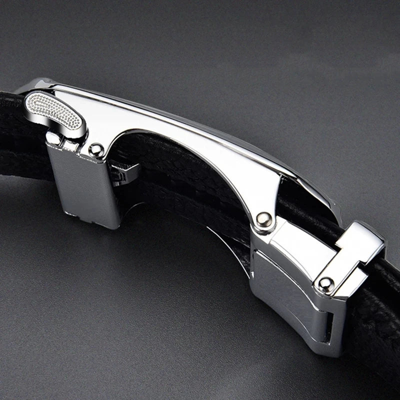 High Quality Plus Size Genuine Leather Belt Metal in USA