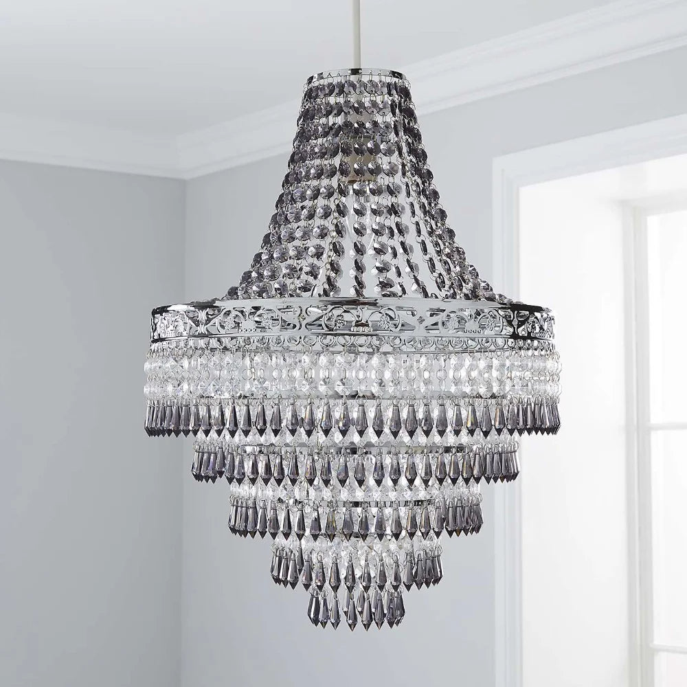 Blenheim Plastic Large Acrylic Chandelier Shade Easy IN USA.