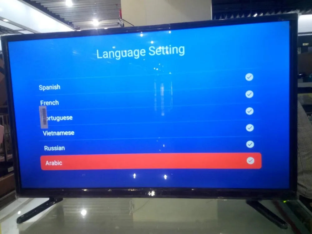 LED HD T2 TV andriod wifi television TV in USA.