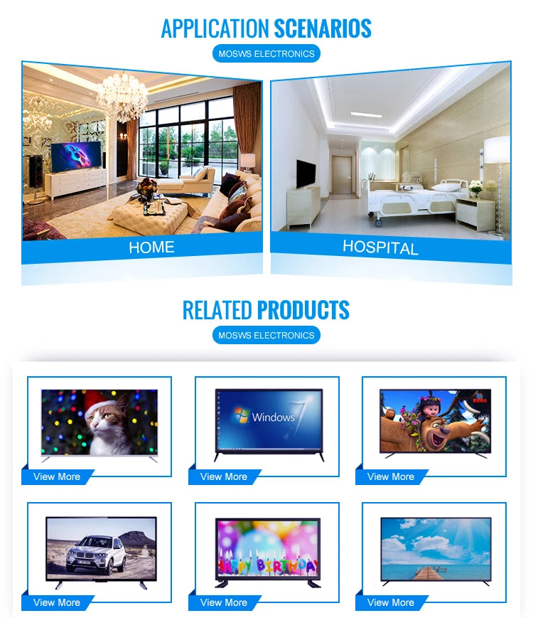 optional LED HD wifi TV andriod Flat Screen IN USA.