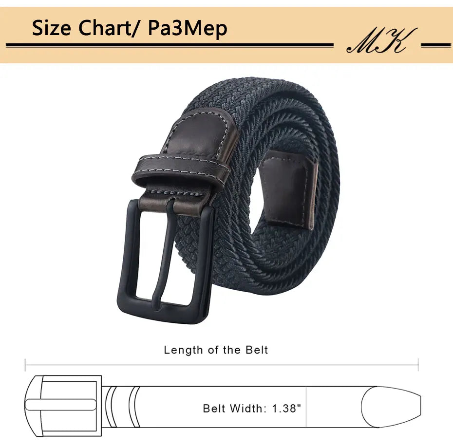 MaiKun Canvas Belts Men Fashion Metal Pin Buckle Military in USA