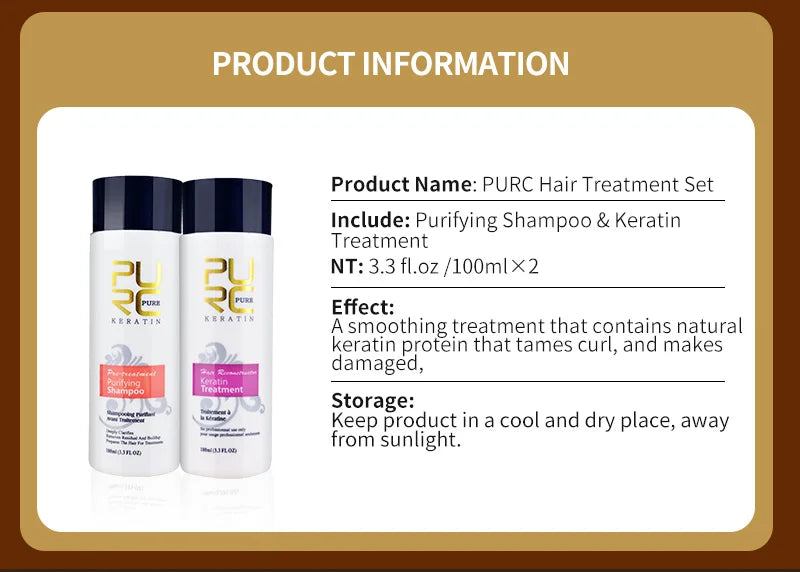 PURC Brazilian Keratin Hair Treatment Keratin in USA