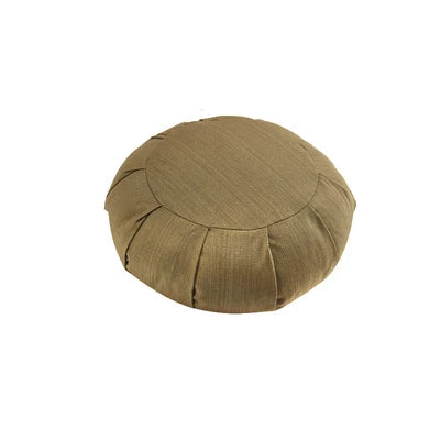 Pumpkin Buckwheat Husk Zafu Round Meditation Yoga Comfort