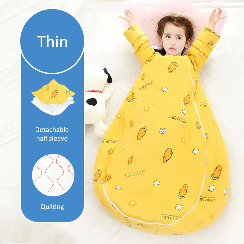 Baby Sleeping Bag Winter Thick Detachable Sleeves in USA