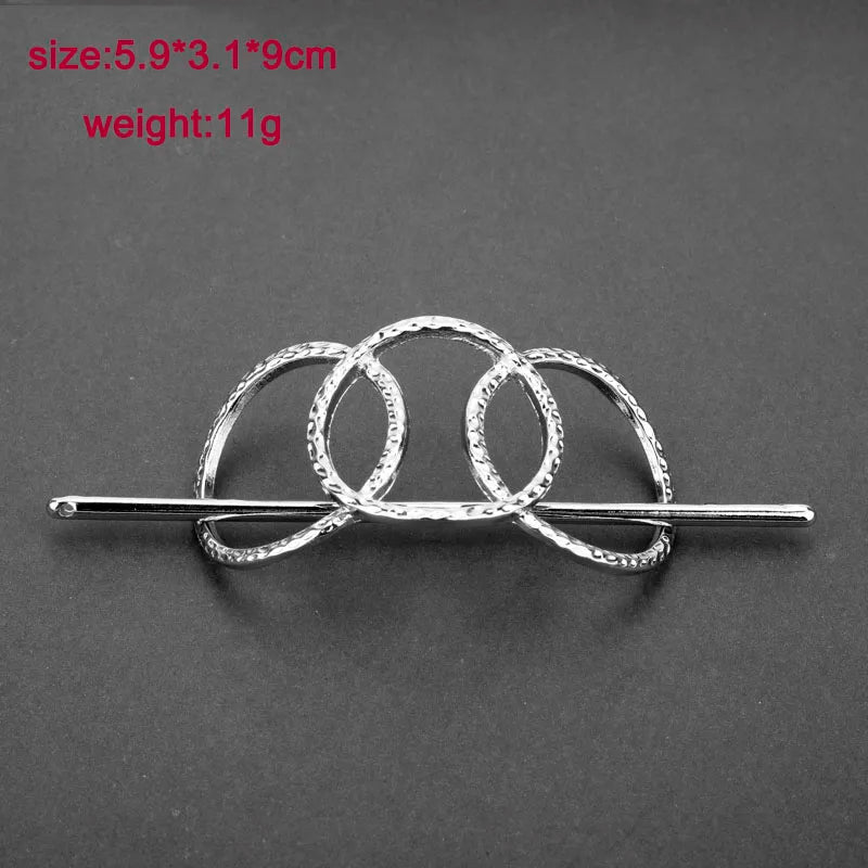 Viking Hairpin Celtics Knots Crown Vintage Metal Hair Stick Runes in USA