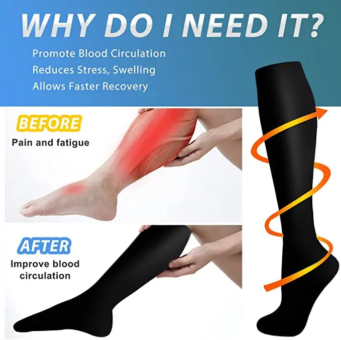 Compression Socks Sport Socks Medical Nursing Stockings in USA