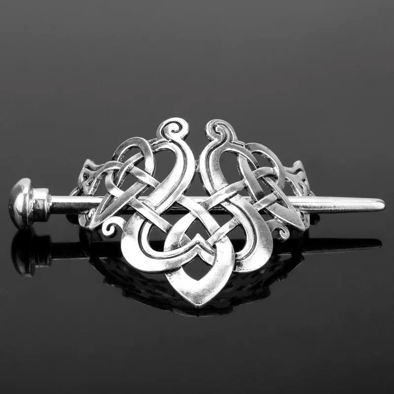 Viking Hairpin Celtics Knots Crown Vintage Metal Hair Stick Runes in USA