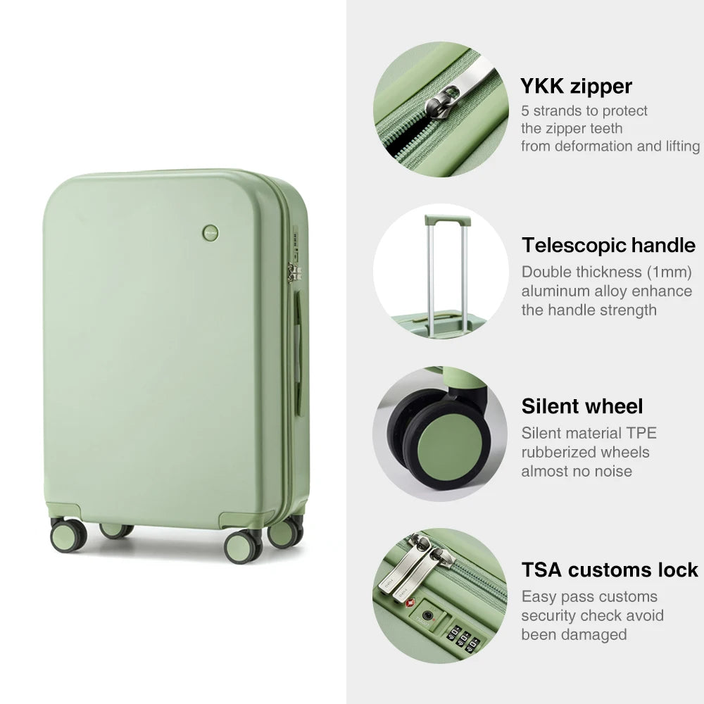 Travel Luggage Rolling Wheel Hardside Women Suitcase Men in USA