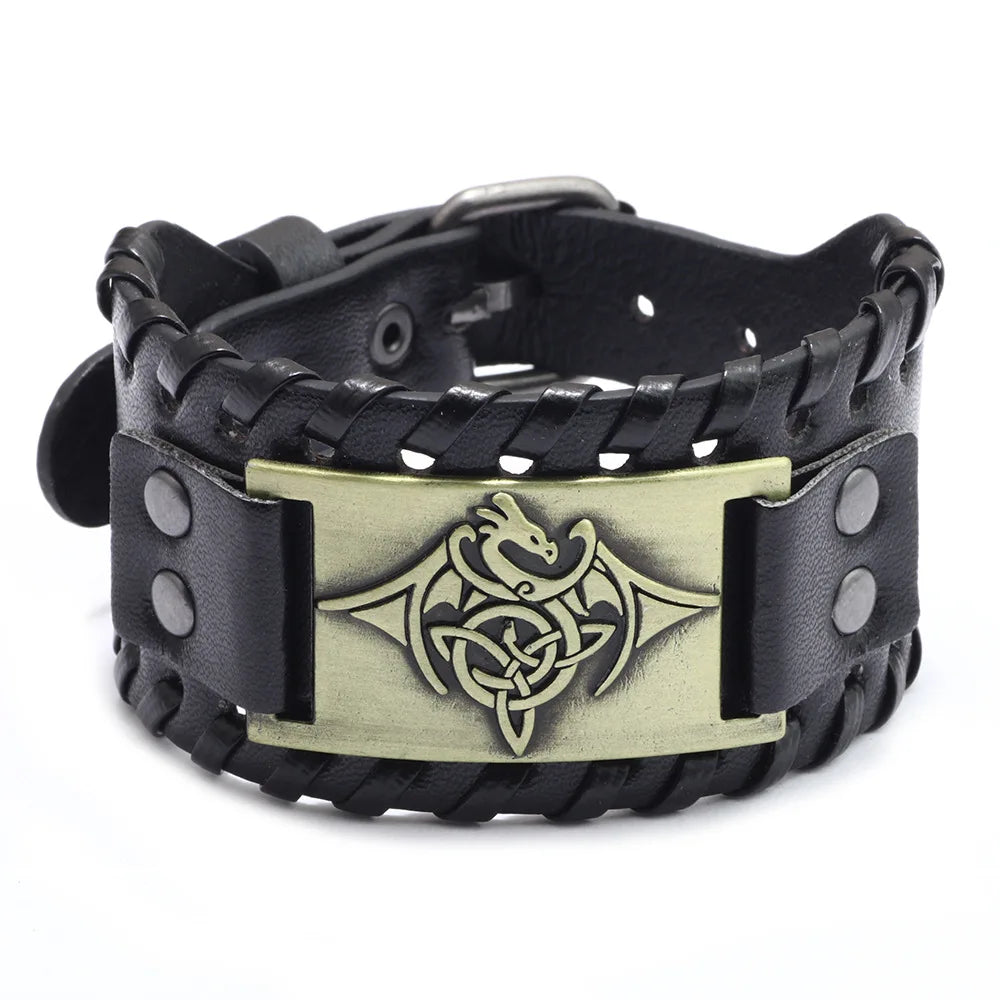 Nordic Rune of Odi Bracelet Men's Bracelet Celtic Viking Jewelry in USA