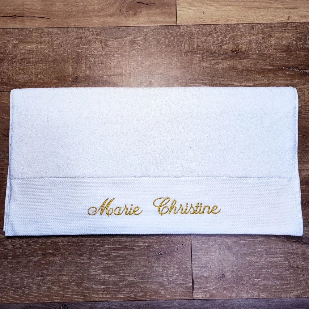 White Towel Customized LOGO Bath Towel Prayer Hand Towel