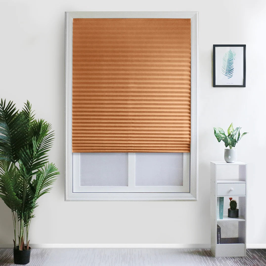 Cheap Adhesive Window Pleated Zebra Blind Shades Blind in USA