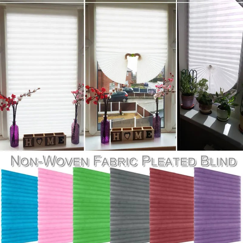 Shades Self-adhesive Half Windows Nonwoven Folding Curtain in USA