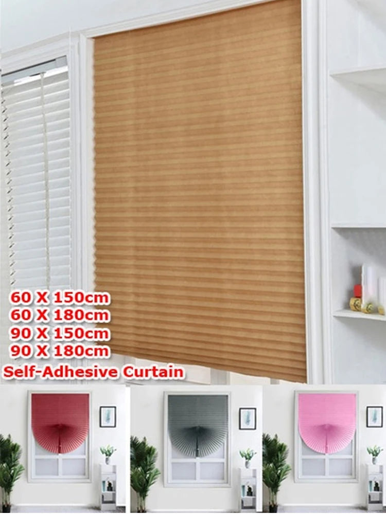 Shades Self-adhesive Half Windows Nonwoven Folding Curtain in USA