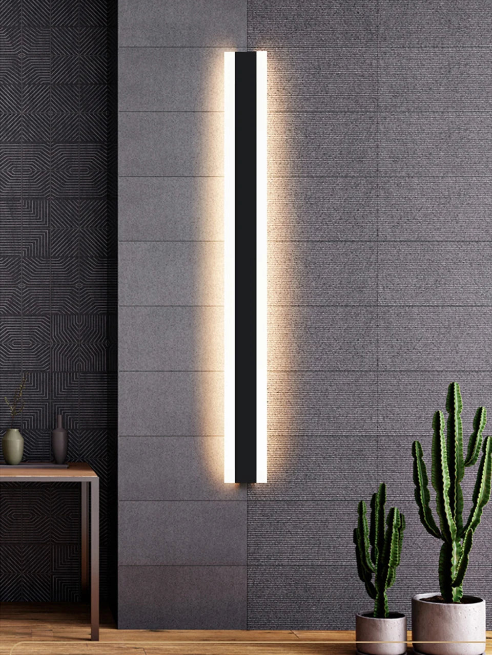 Modern Waterproof outdoor Long Strip LED wall lamp in USA.