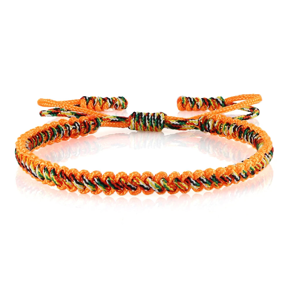 Handmade Braided Bracelets Tibetan Buddhist Lucky in USA.