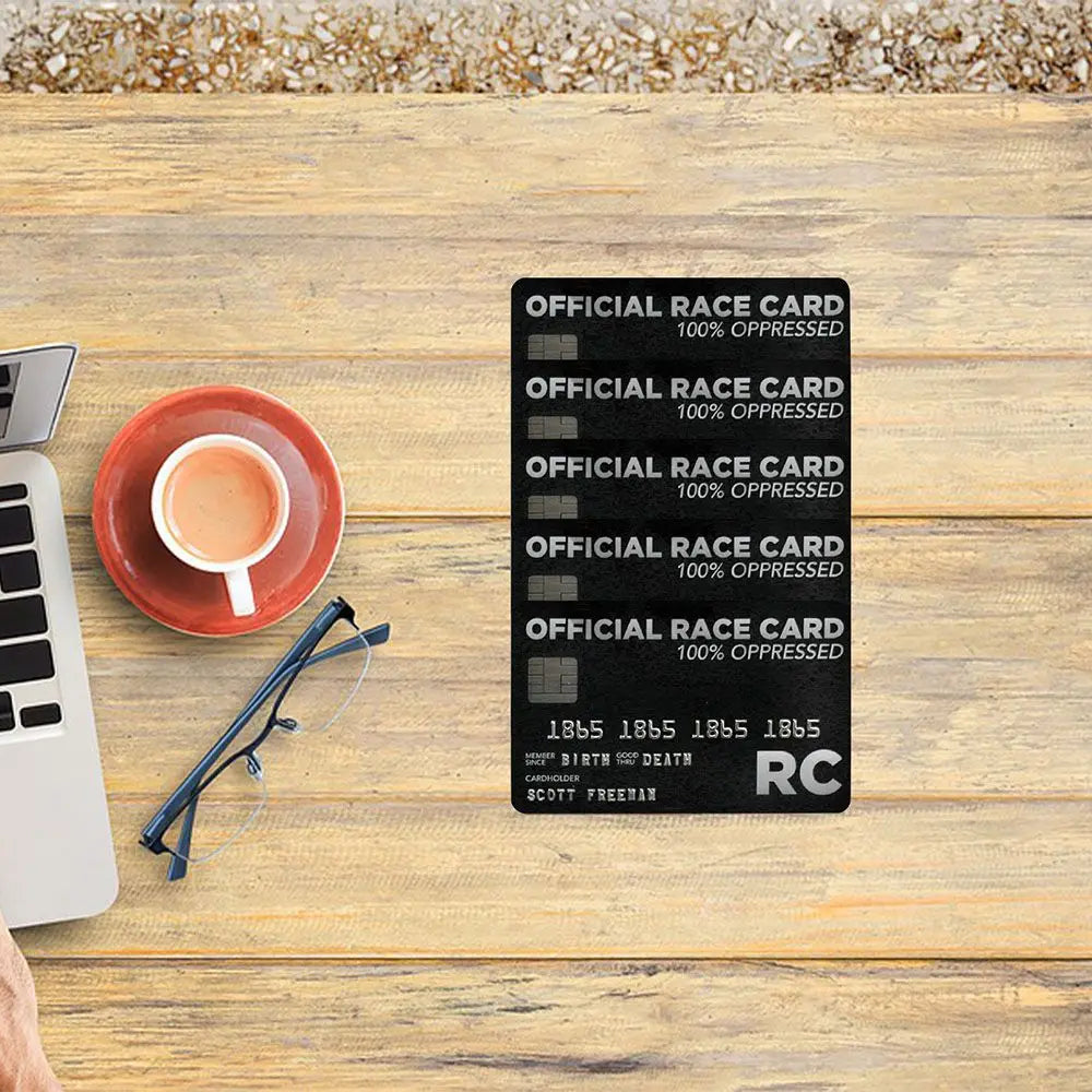 White Privilege Card Credit Card Trumps Everything Official in USA