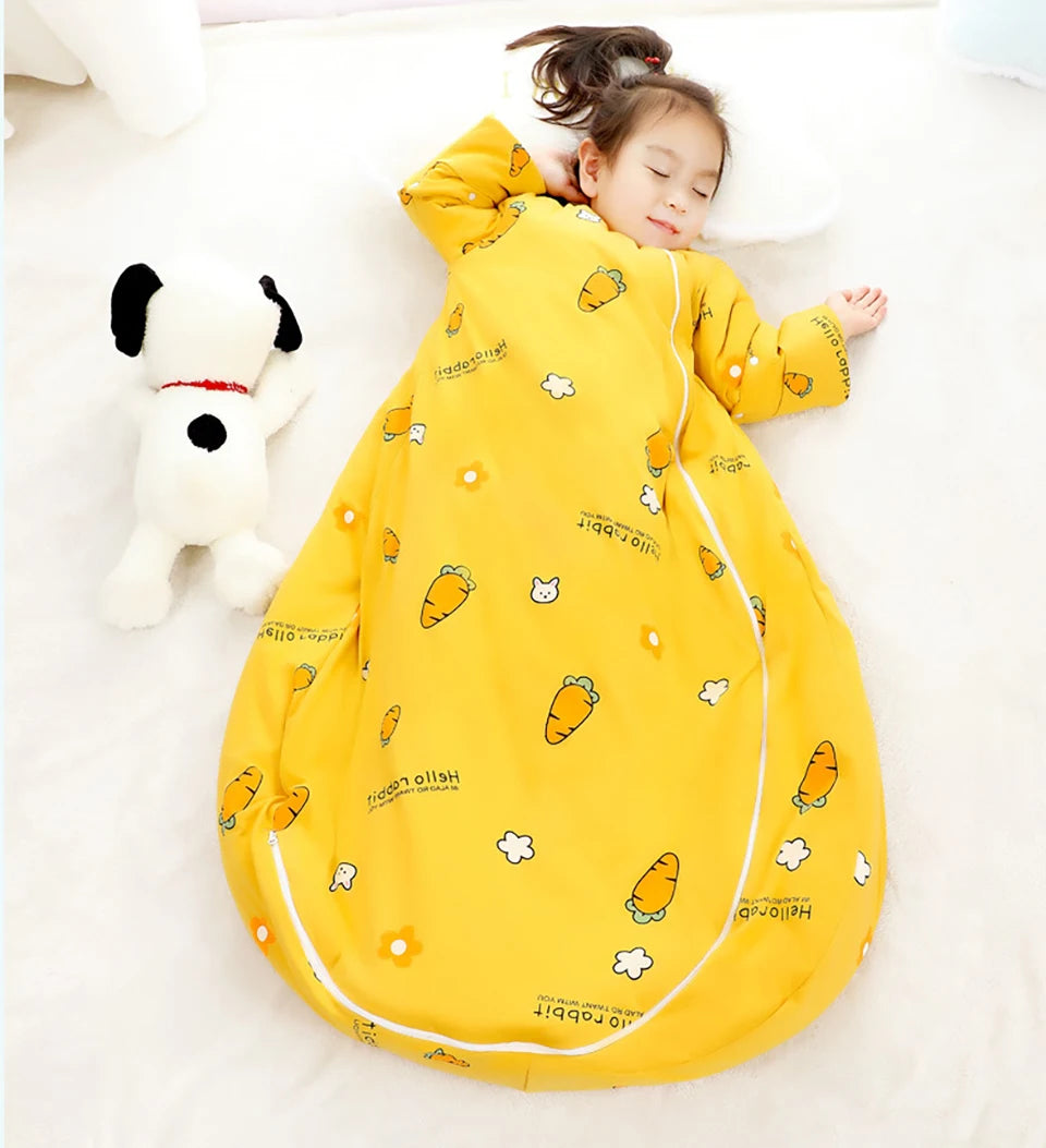 Baby Sleeping Bag Winter Thick Detachable Sleeves in USA