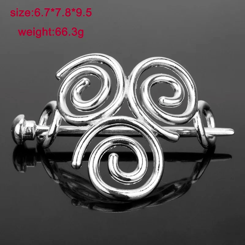 Viking Hairpin Celtics Knots Crown Vintage Metal Hair Stick Runes in USA