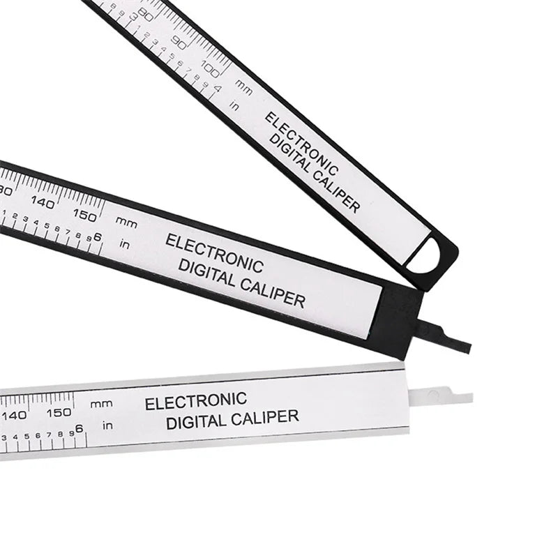 150mm 100mm Electronic Digital Caliper Carbon Fiber Dial Vernier Calip