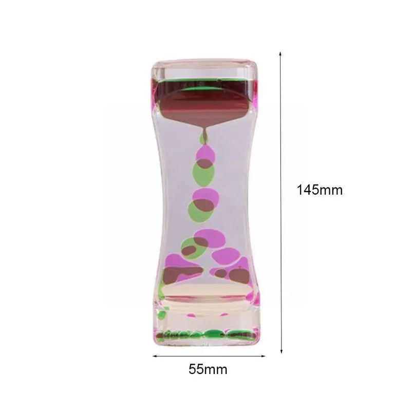 Autistic Sensory Toys Liquid Motion Bubbler Timer Colorful in USA