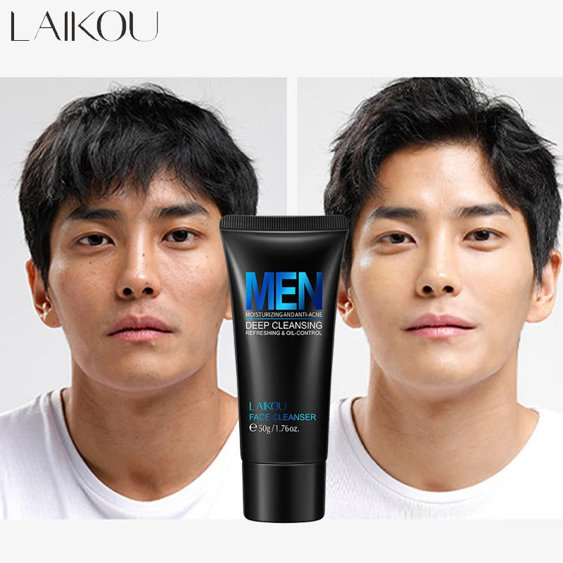 LAIKOU Men Facial Cleanser Face Washing Moisturizing in USA