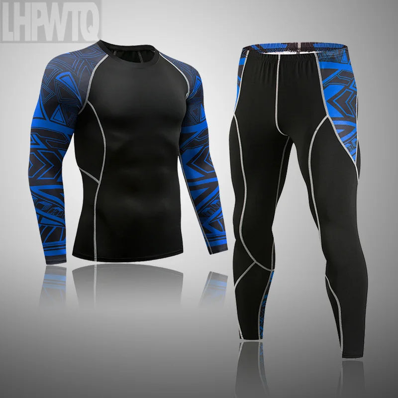 Men's Sports Suit MMA rashgard male Quick drying Sportswear in USA