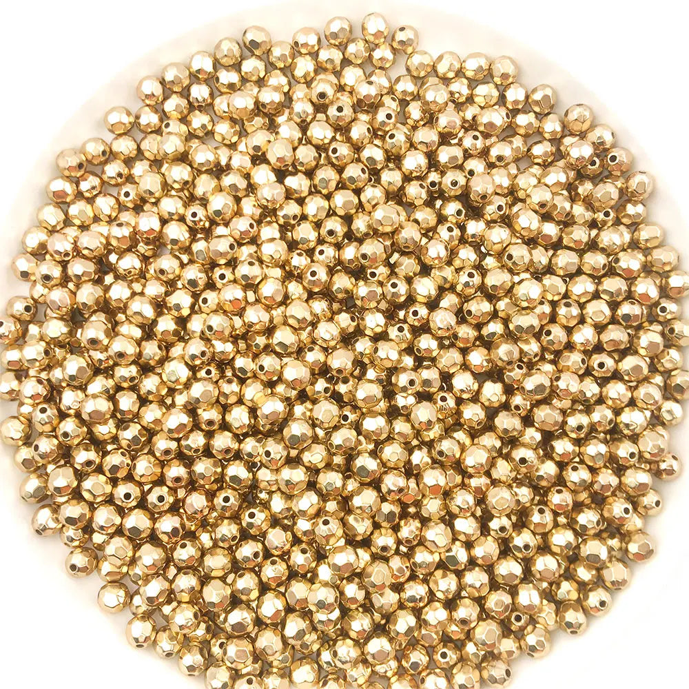 Golden Spacer Round Beads Star Heart Spacer in USA.