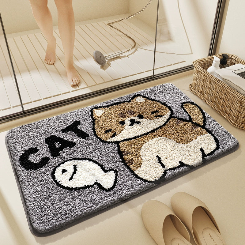 Absorbent Domestic Toilet Entrance Bedroom Floor Mat in USA.