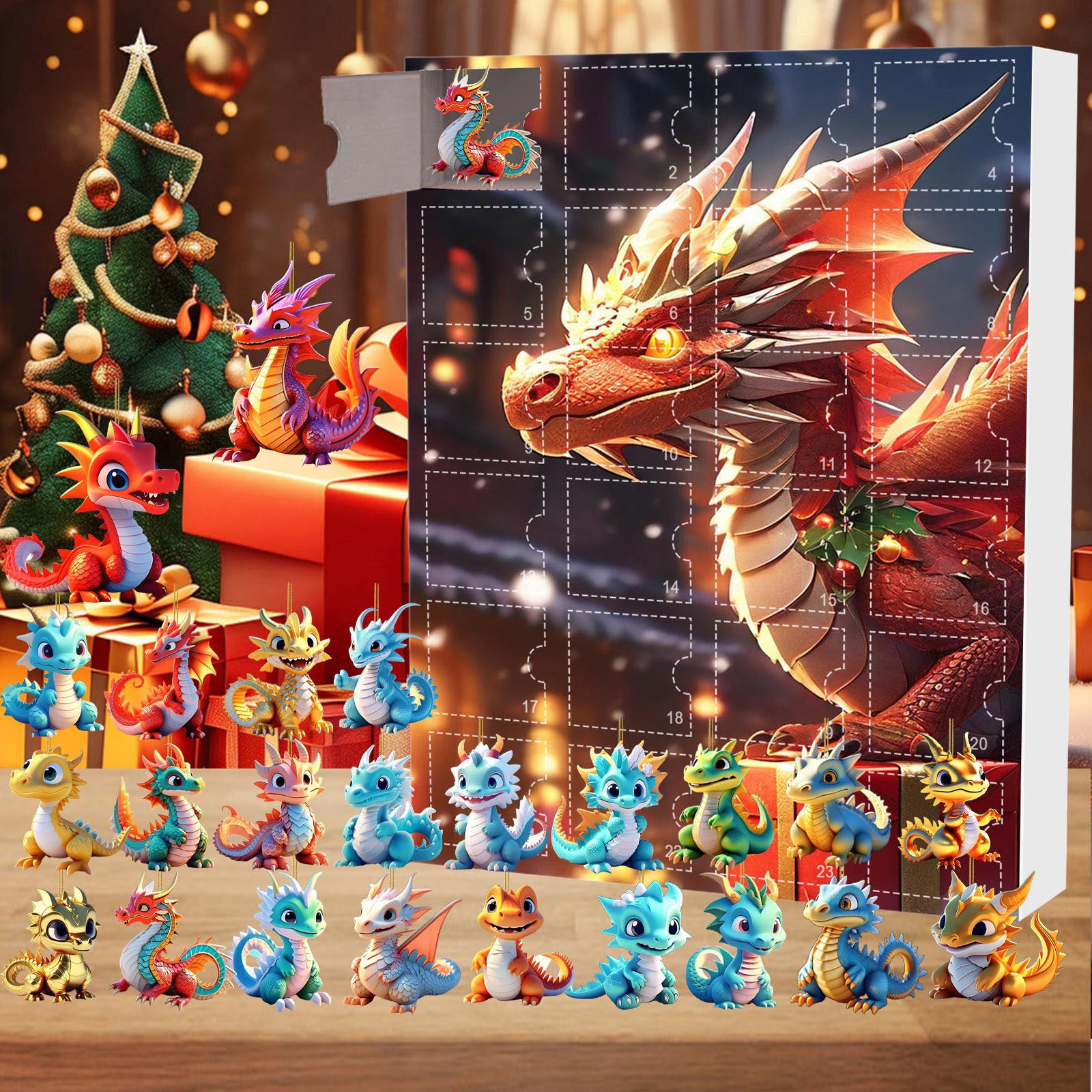 Christmas Countdown Calendar Featuring 24 Surprise Gifts Including Ado