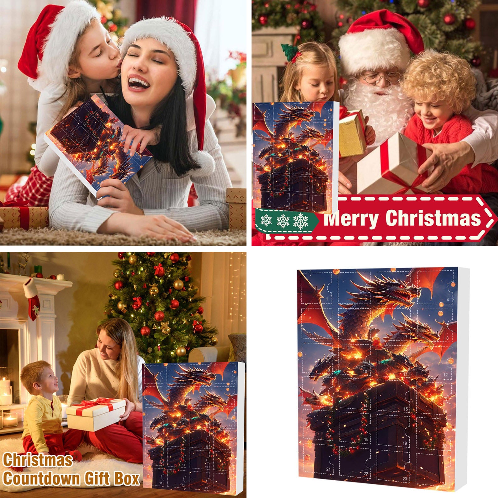 Christmas Countdown Calendar Featuring 24 Surprise Gifts Including Ado