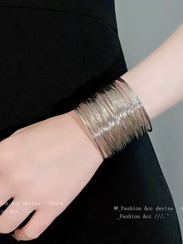 Niche Style Multi-Layer Iron Wire Bracelet Sexy Cold Wind in USA.