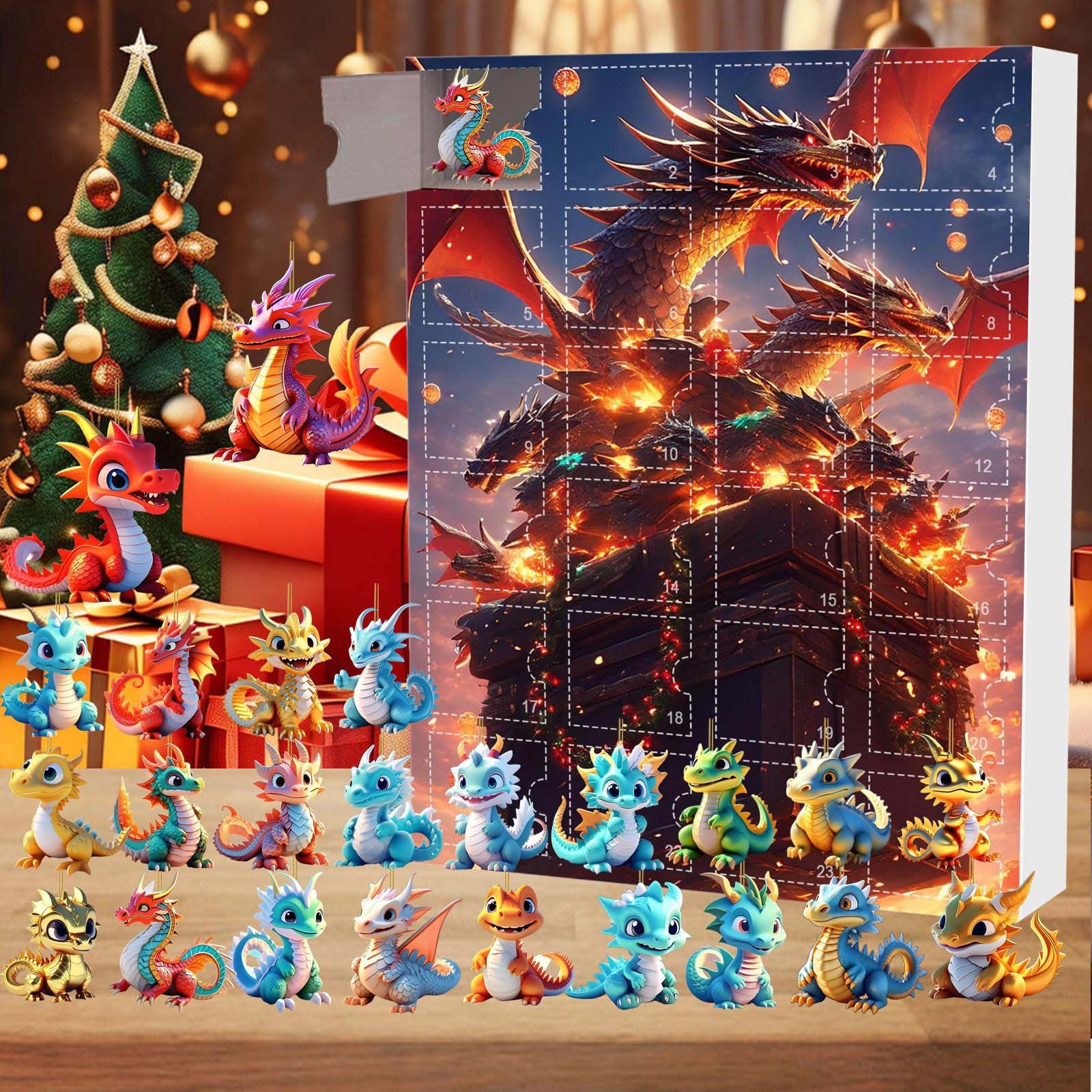 Christmas Countdown Calendar Featuring 24 Surprise Gifts Including Ado