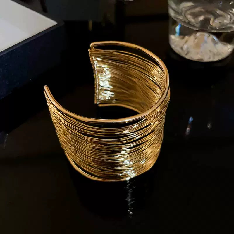 Niche Style Multi-Layer Iron Wire Bracelet Sexy Cold Wind in USA.