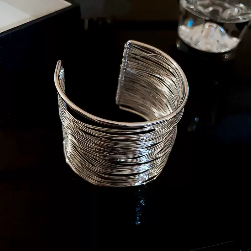 Niche Style Multi-Layer Iron Wire Bracelet Sexy Cold Wind in USA.