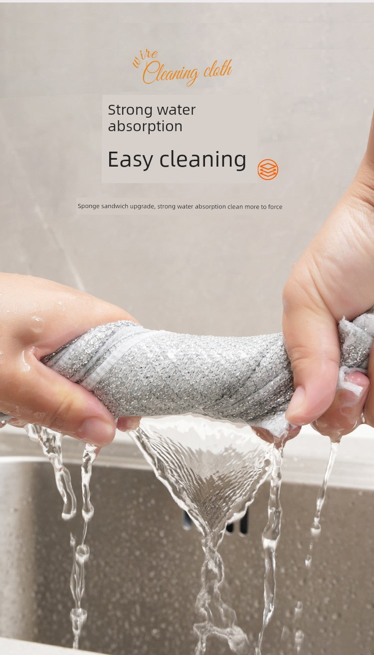 Steel Wire Dishcloth Oil-Free in USA.