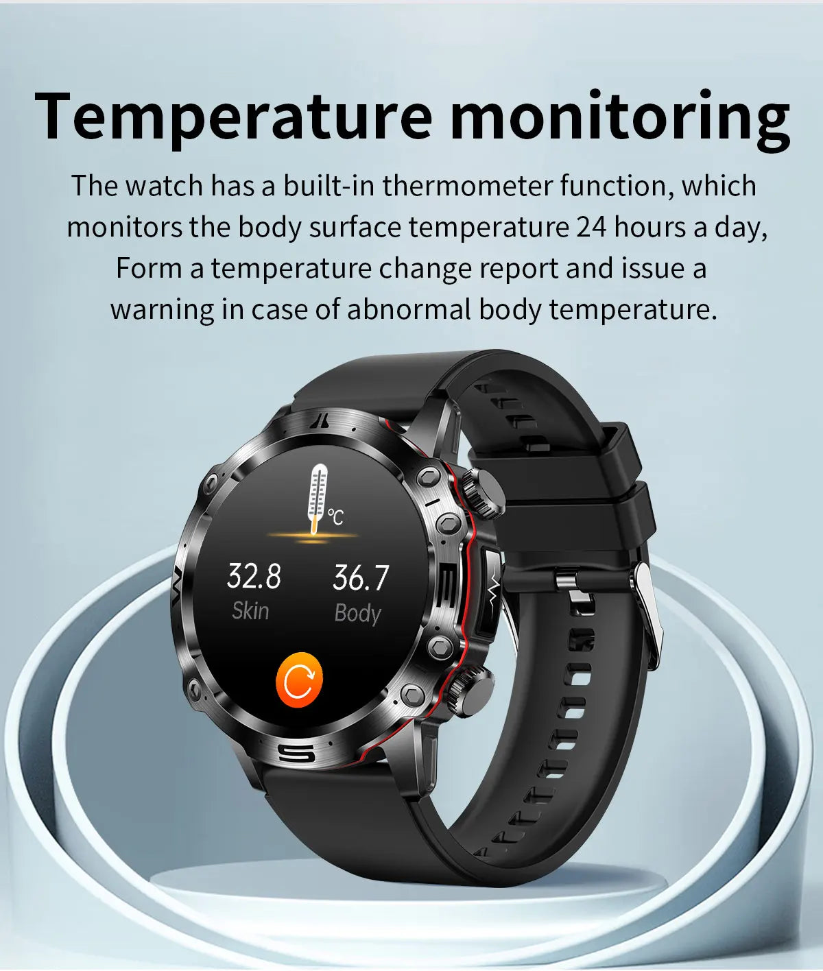 Bluetooth Call Smart Watch Men Health Blood Pressure IN USA.