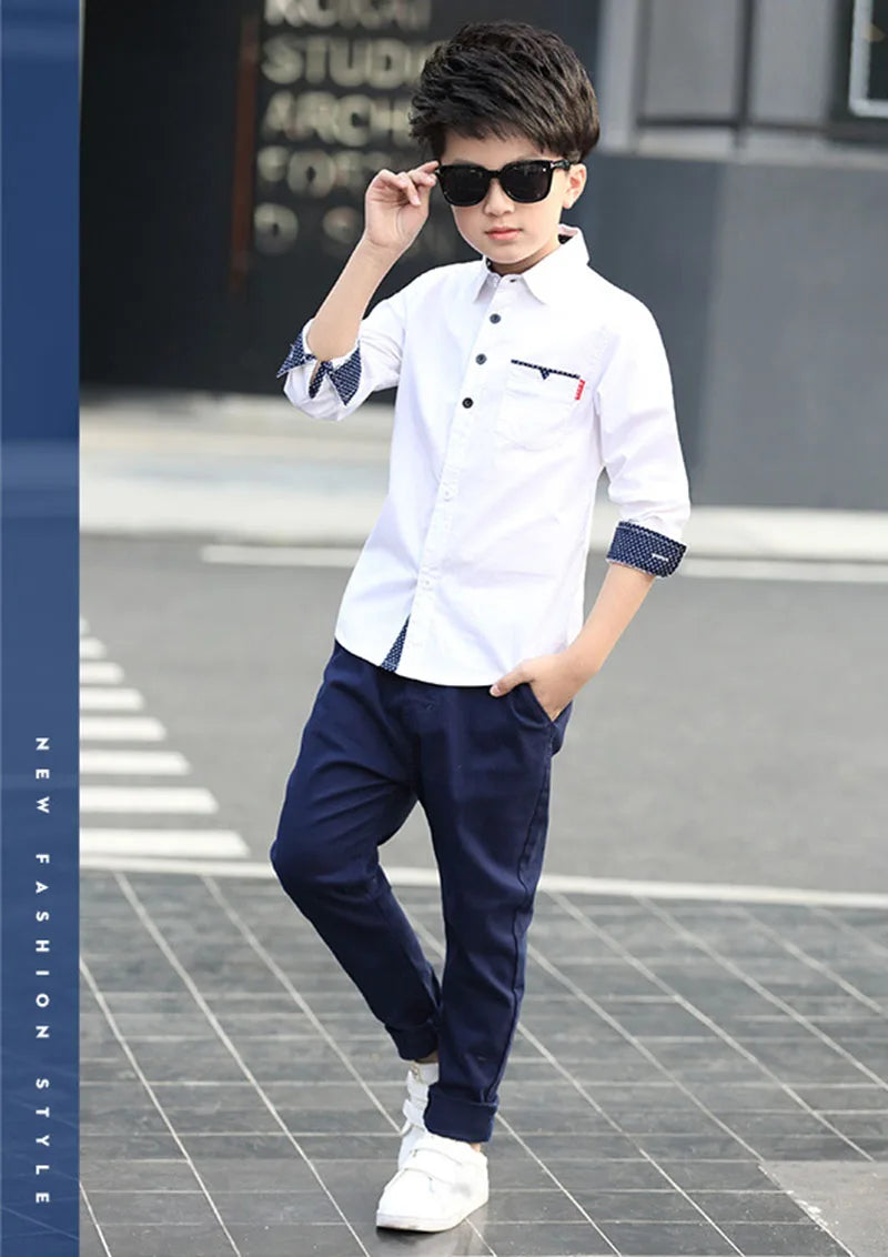 Teenager Kids Boys Clothes Children Shirts Fashion in USA